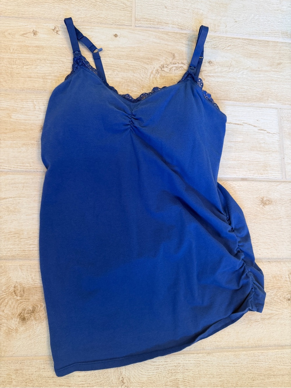 Blue Lace Jessica Simpson nursing tank